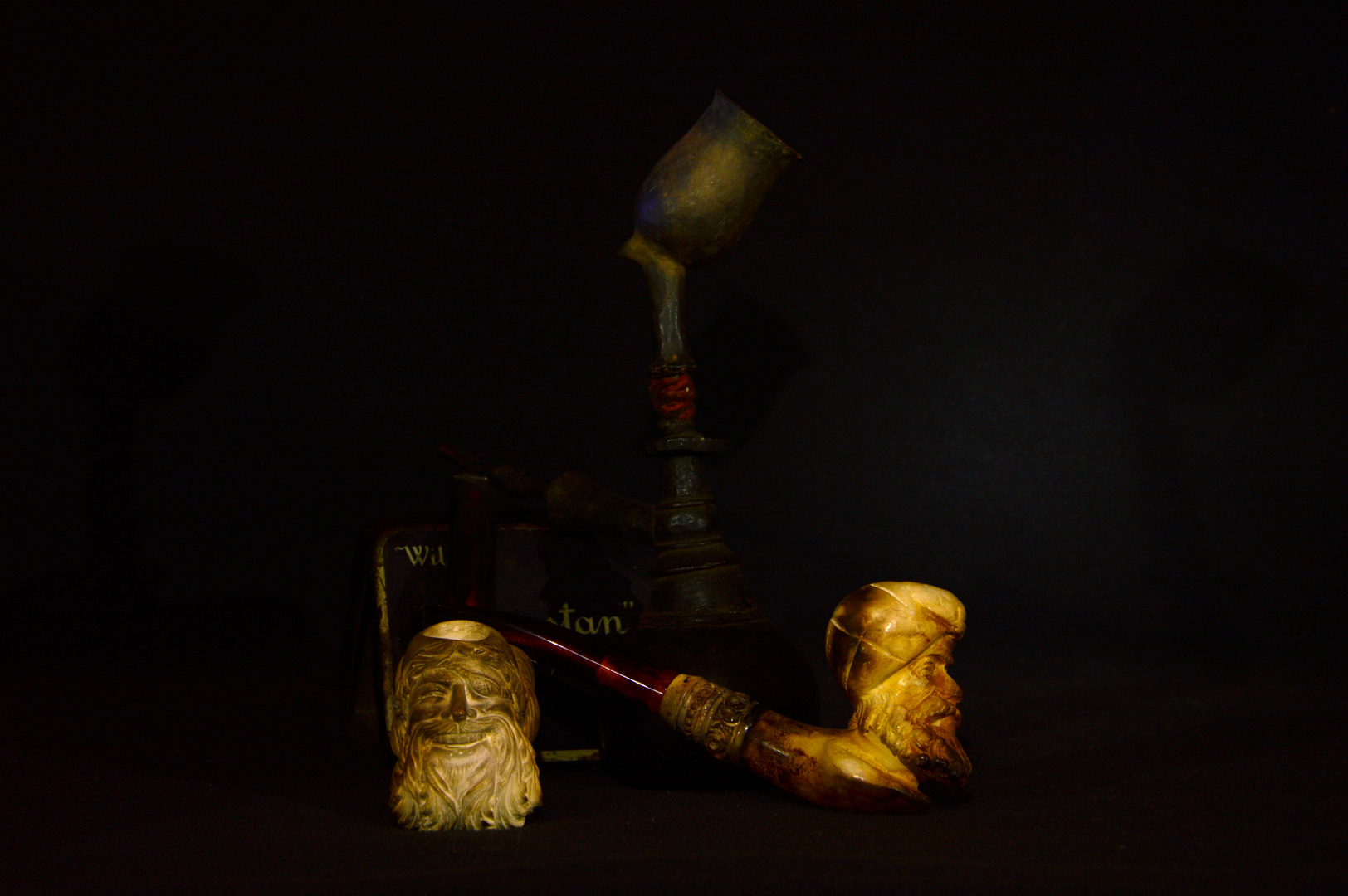 Old smoking pipes