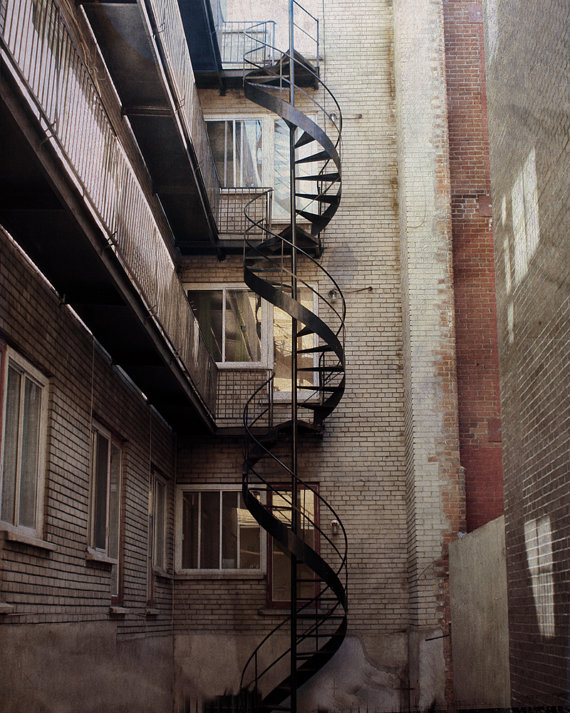 old stair case