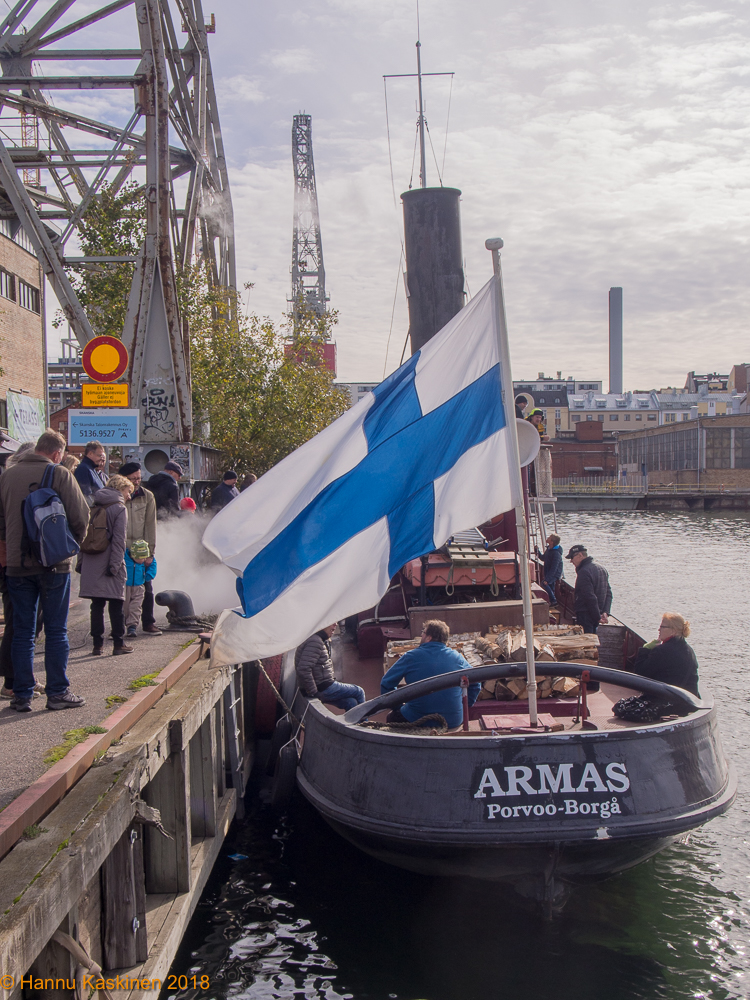 Old steam ship visiting Helsinki