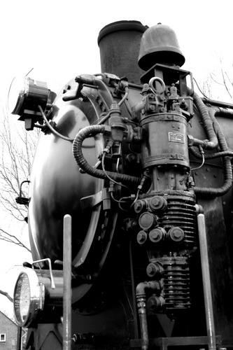 Old steam train