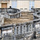 Old Stone Staircase in France