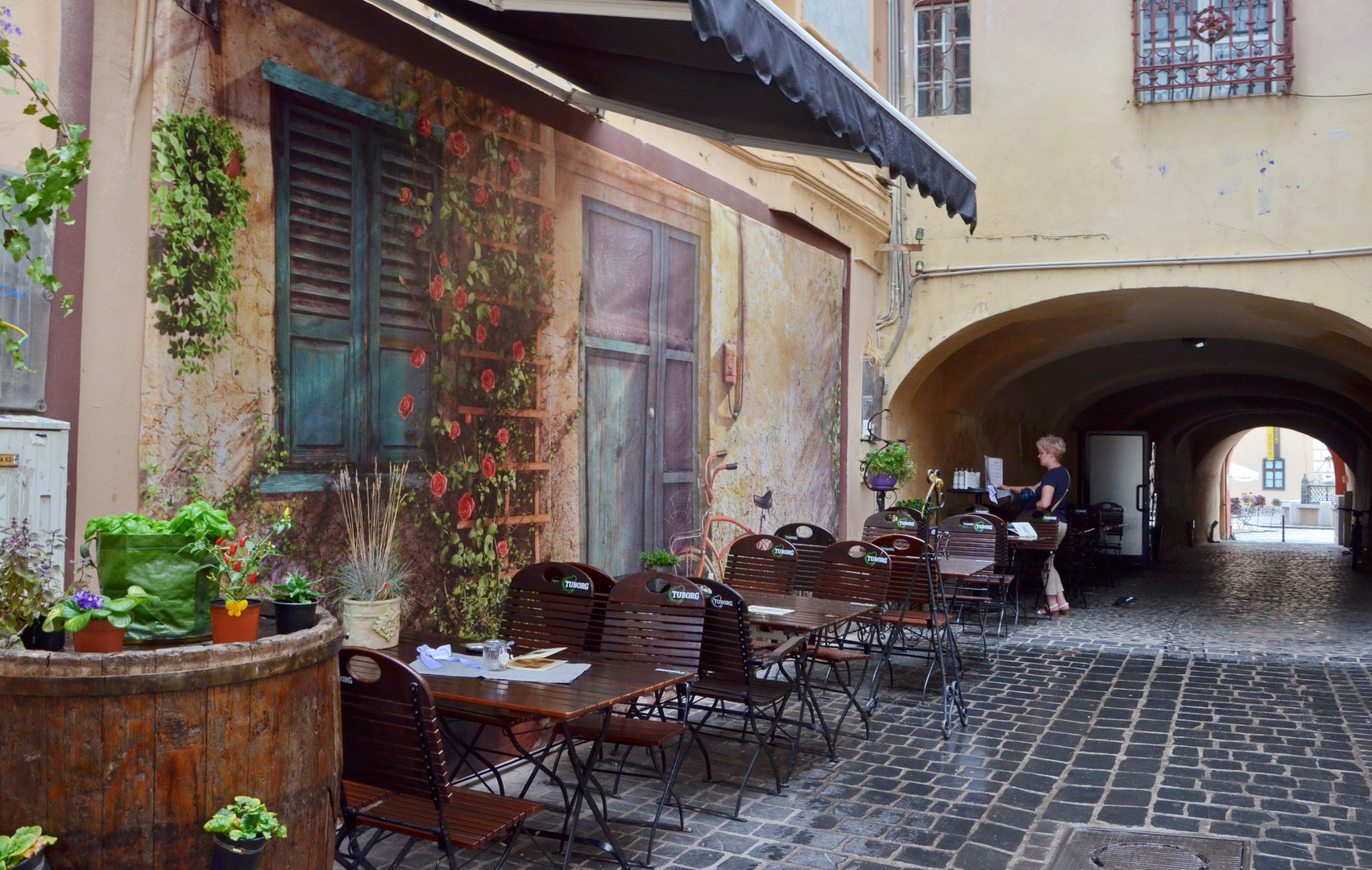 old street in Brasov