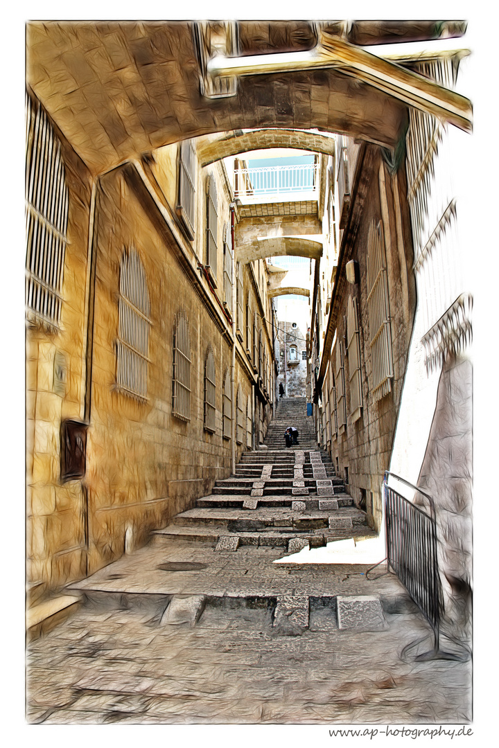 Old Street in Old Jerusalem