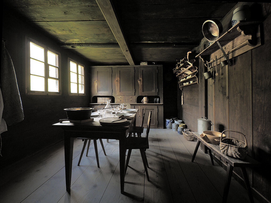 Old Swiss Kitchen in Ballenberg