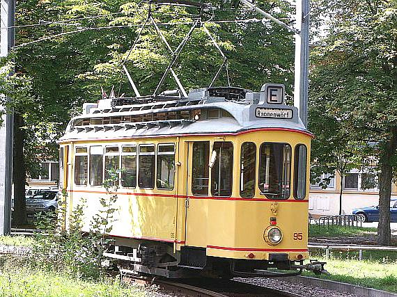 Old Timer Trams der Karlsruher Verkehrsbetriebe