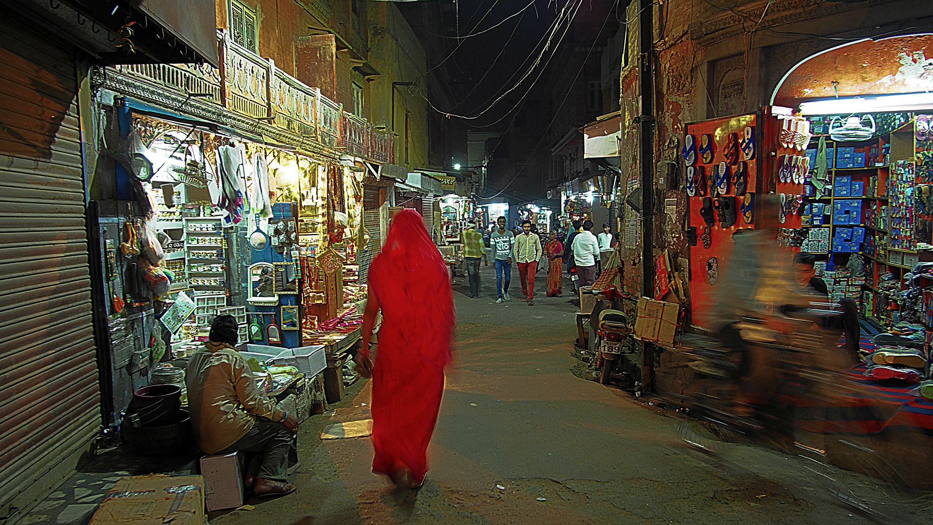 Old Town at Night (Bikaner, November 2016)