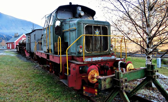 Old train at Tinnsjøen - Rjukan