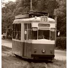 Old tram in Evpatoria, Krimea