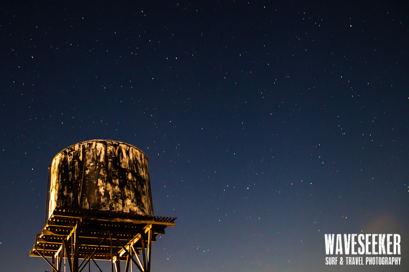 // Old watertank under the stars