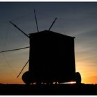 old wind mill, older sun