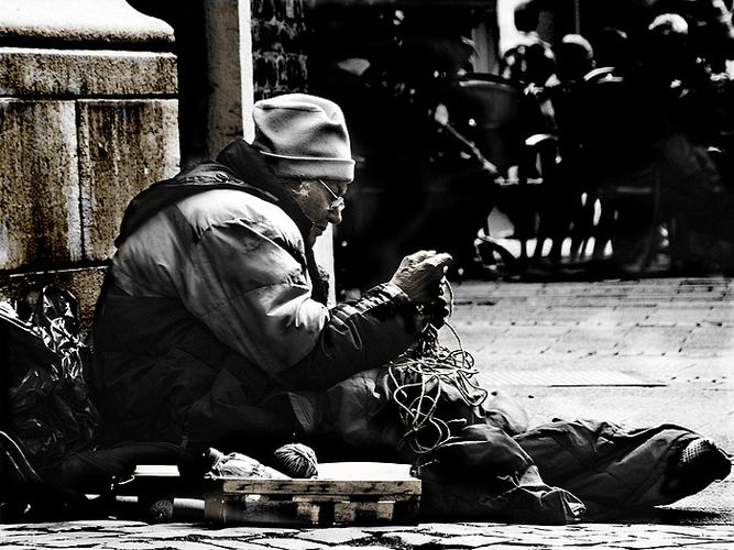 Old Woman Beggar