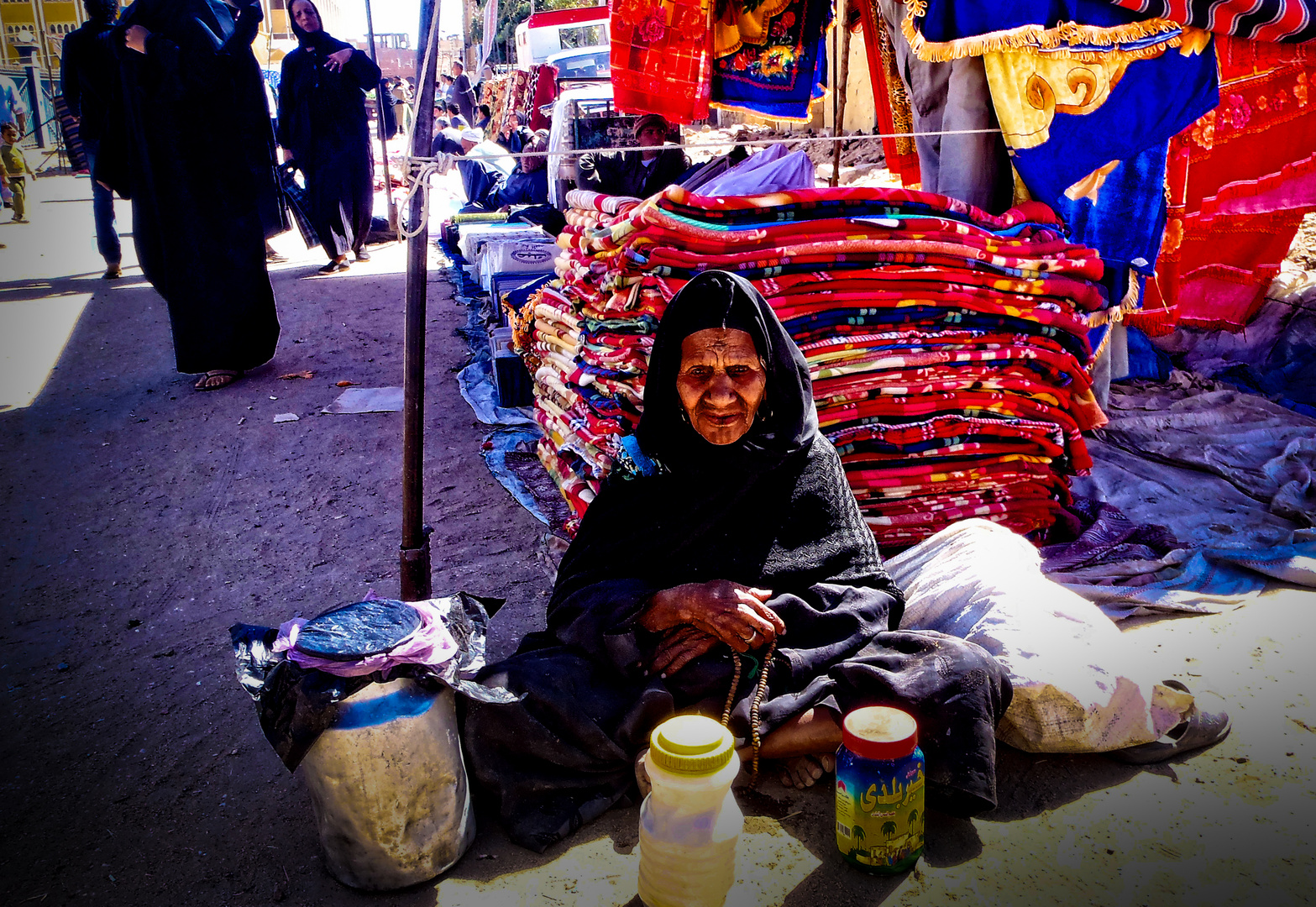 Old woman in Aswan