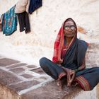 Old woman in Badami