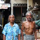 old woodcarver & his wife