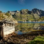 Old wooden boat