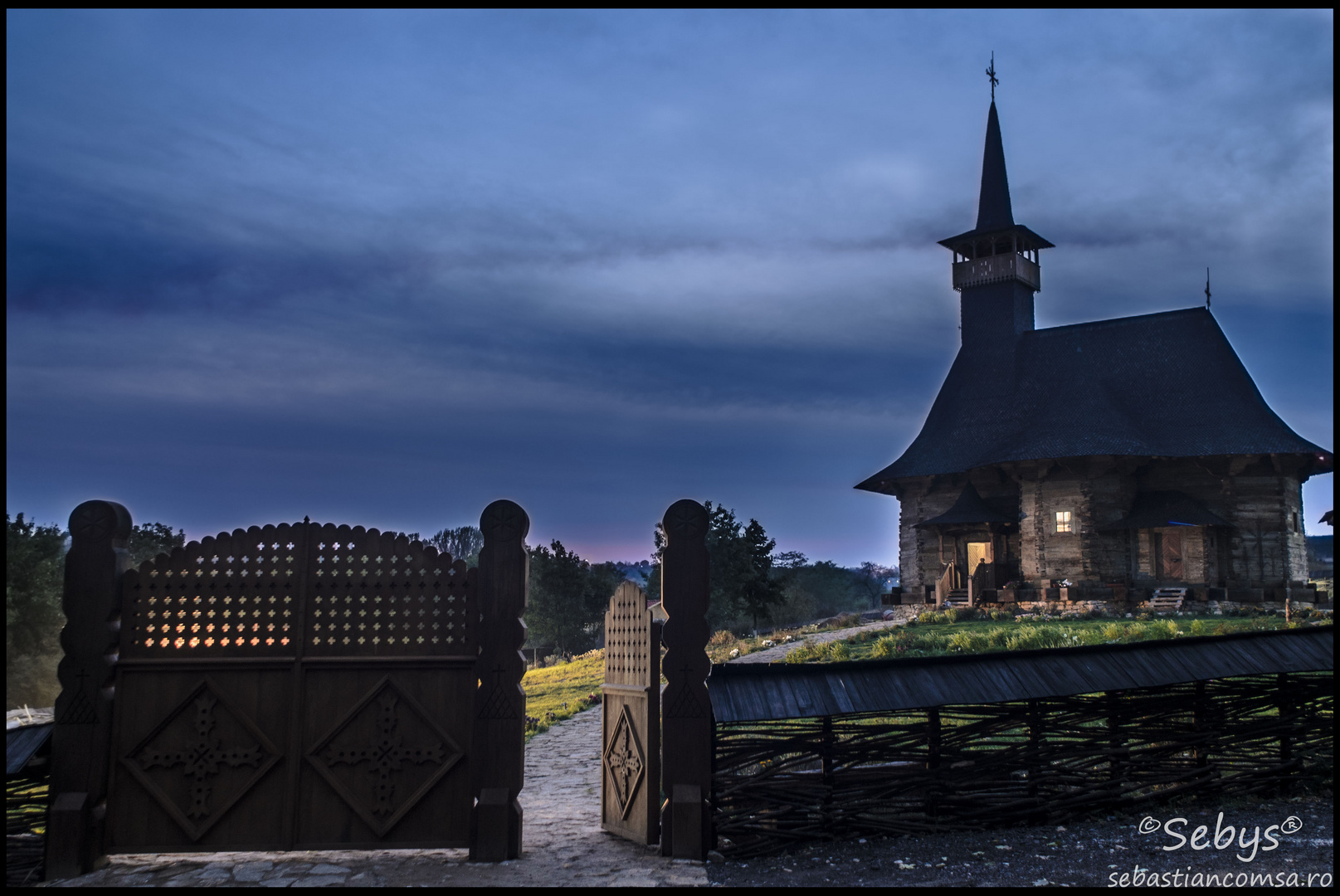 Old wooden church from Chisinau