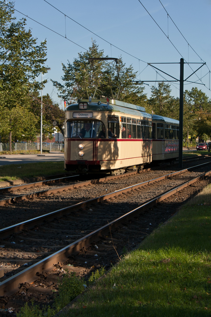 Oldie-Straßenbahn