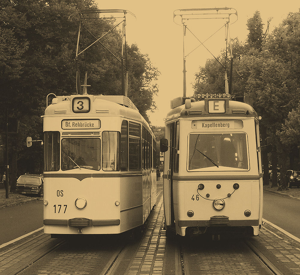 Oldies an der Glienicker Brücke - wie sah es die Zeitung früher