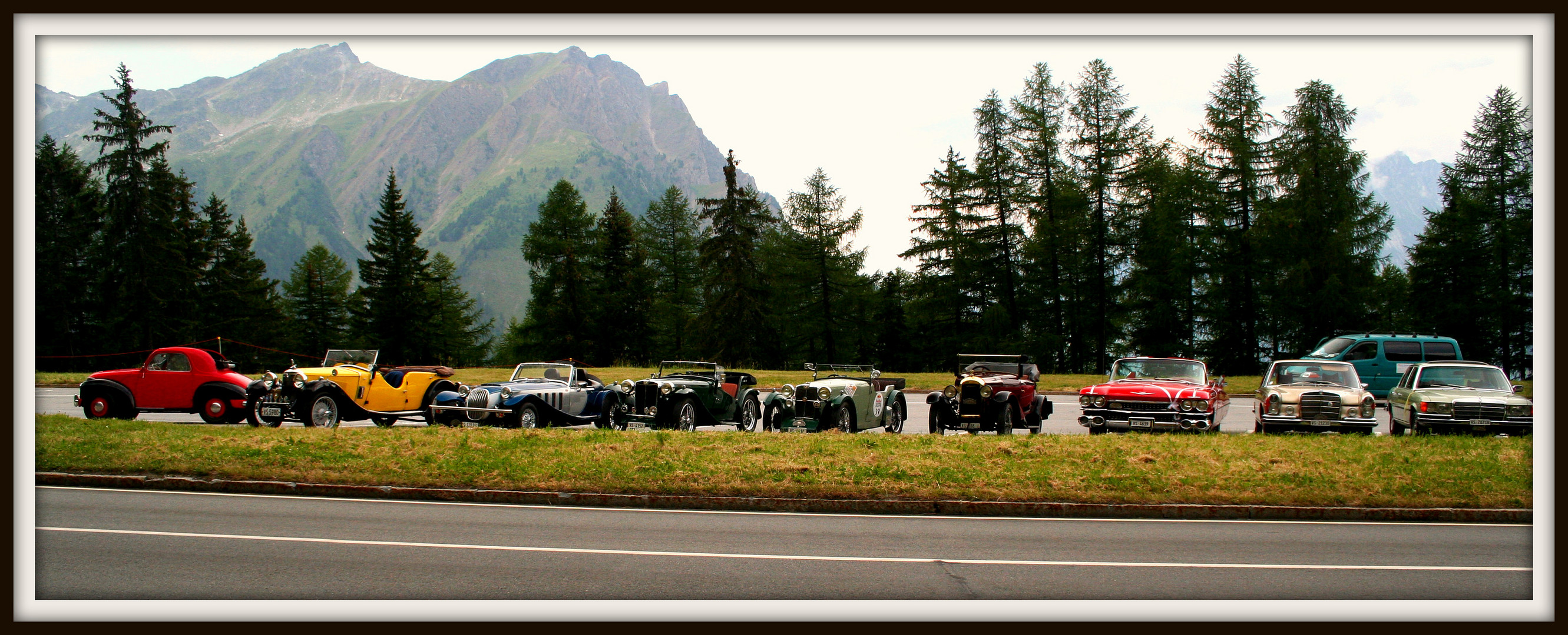 oldis auf dem anstieg zum simplonpass