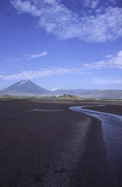 Oldonyo Lengai vom Lake Natron, Tanzania