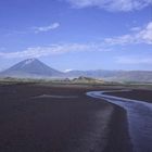 Oldonyo Lengai vom Lake Natron, Tanzania