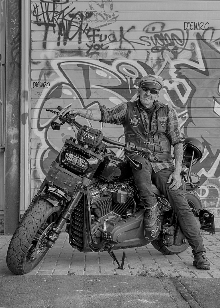 Oldschool Biker