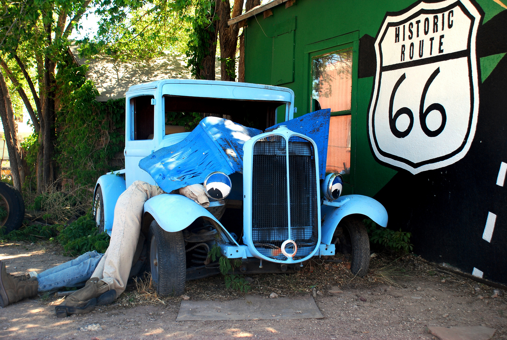 Oldtimer 2 an der Route 66