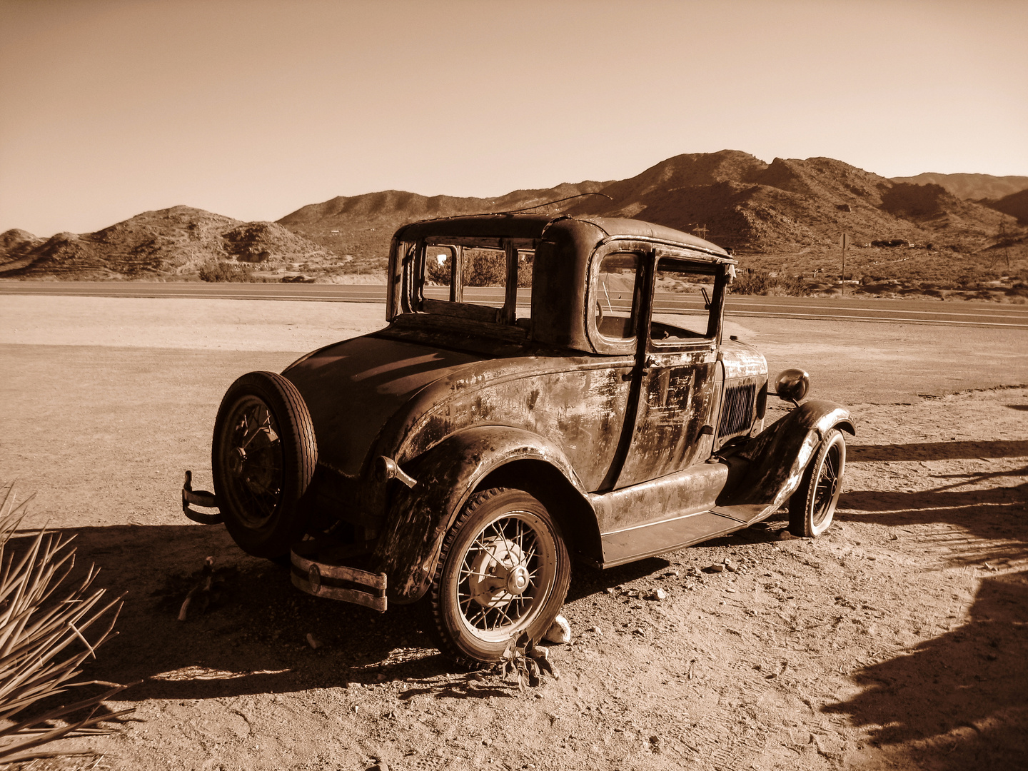 Oldtimer am Straßenrand