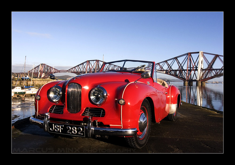 Oldtimer and Forth Bridge