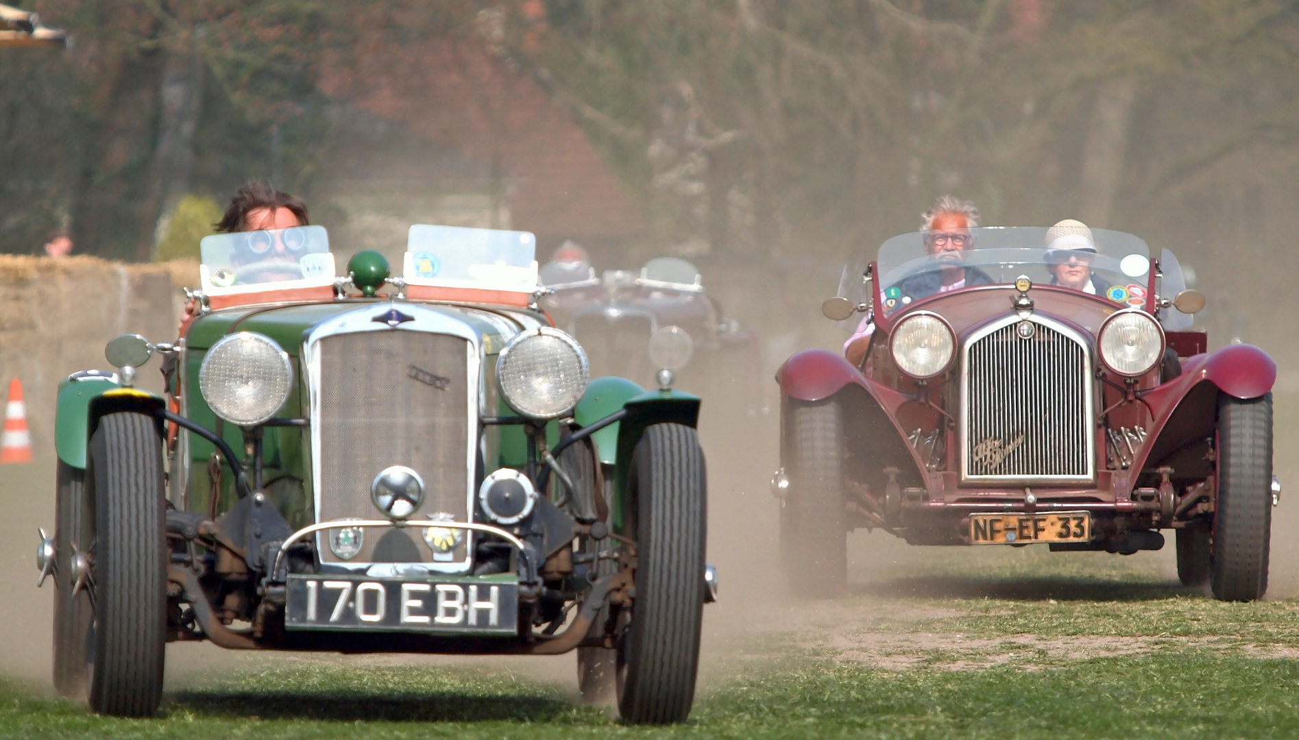 Oldtimer auf der Zielgeraden