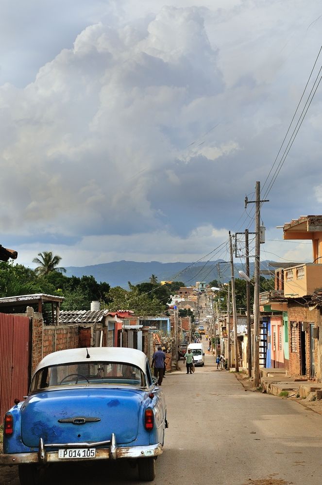 Oldtimer car in Trinidad