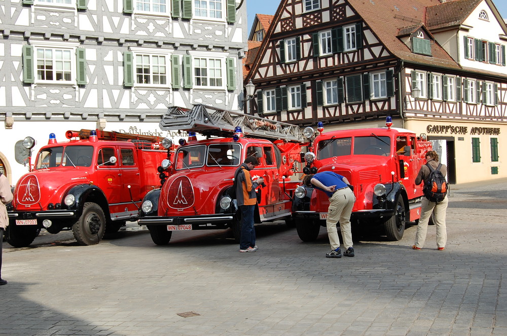 Oldtimer der FFW Schorndorf