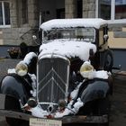 Oldtimer im Schnee