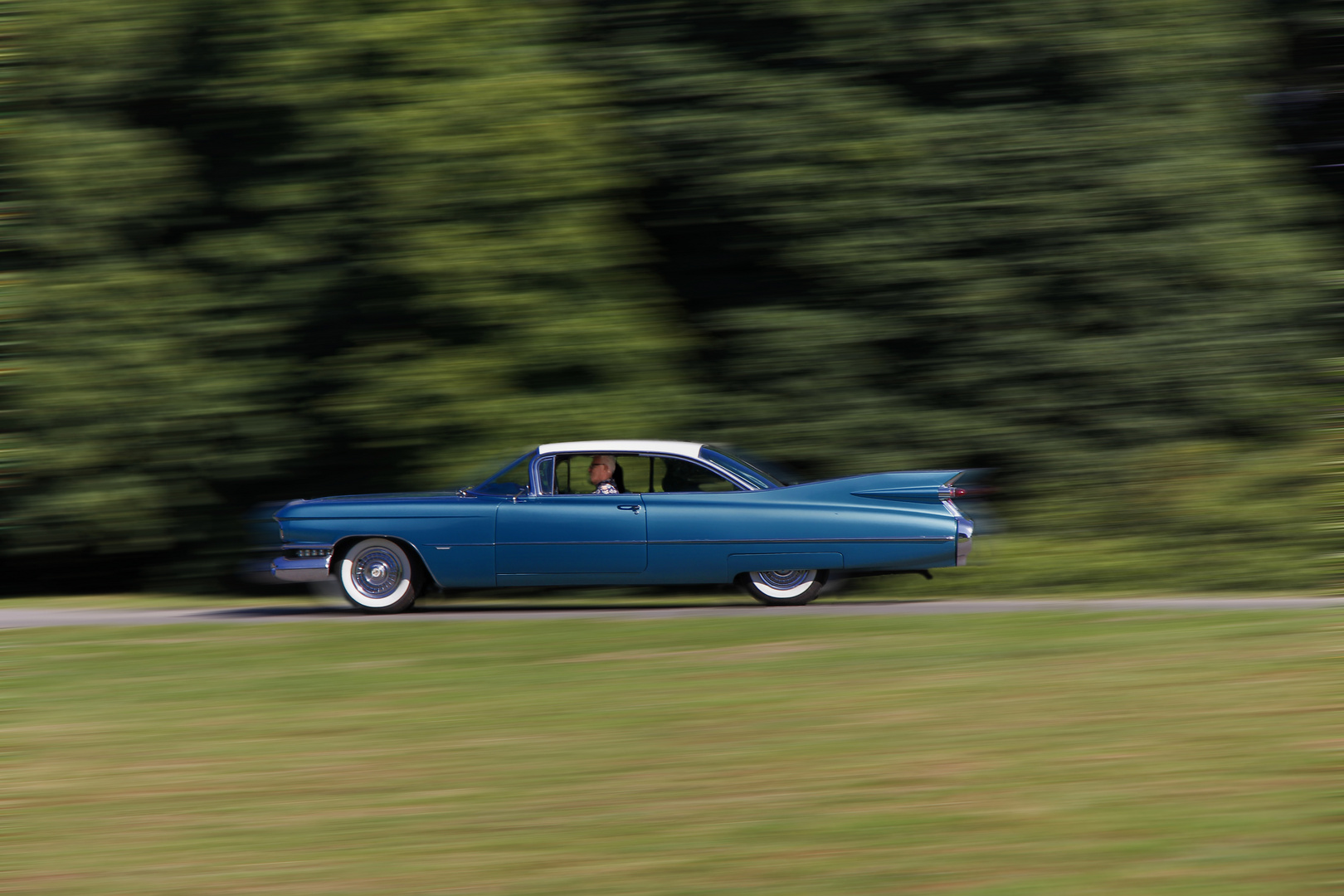 Oldtimer in Blue