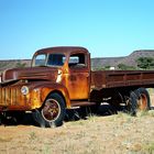 Oldtimer in Namibia' Wüste