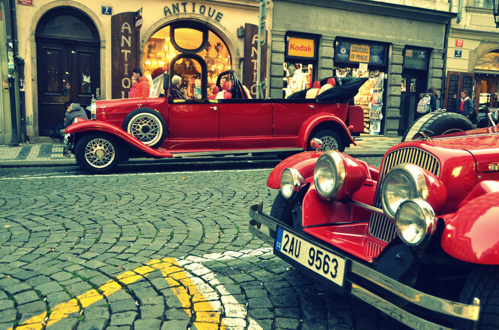 Oldtimer in Prag ( Stadrundfahrt