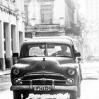 Oldtimer in S/W in Havanna Kuba