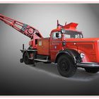 Oldtimer-Kranwagen der Feuerwehr Offenbach