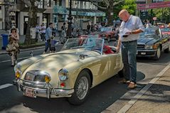 Oldtimer MG Capriolet Baujahr um 1977