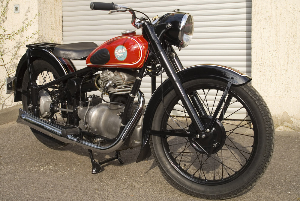 Oldtimer - Motorradlegende AWO 425 aus Suhl Bj. 51