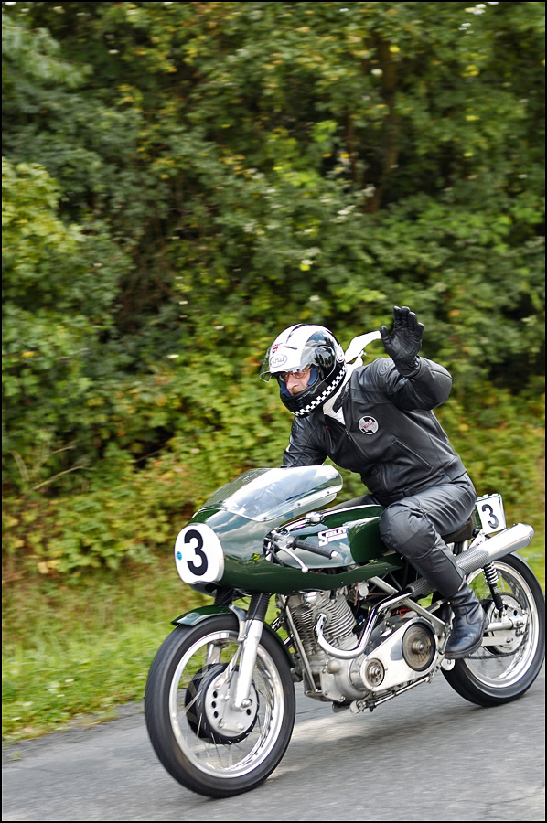 Oldtimer Motorradrennen in Dieburg (Dreiecksrennen)