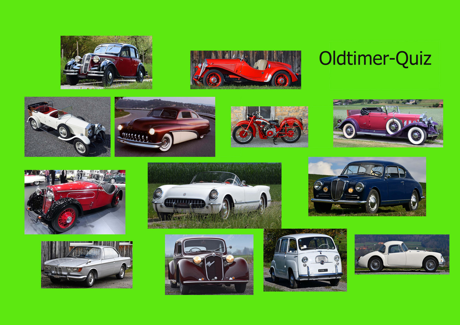 Oldtimer-Quiz-Osterei - und erster Schritt Auflösung