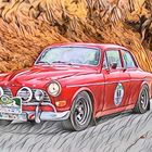 Oldtimer-Rallye 2017, Volvo, "Comic-Style" 