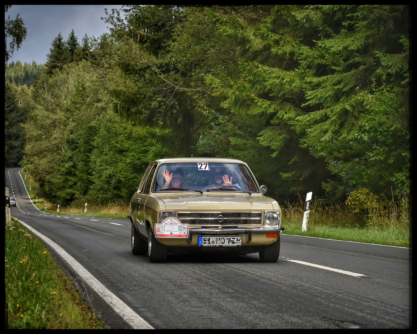 Oldtimer - Rallye 2019, BLB, Opel Ascona