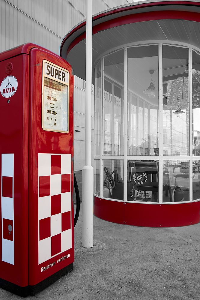 Oldtimer Tankstelle