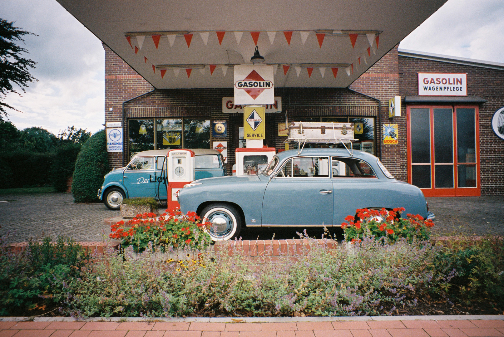 Oldtimer Tankstelle 