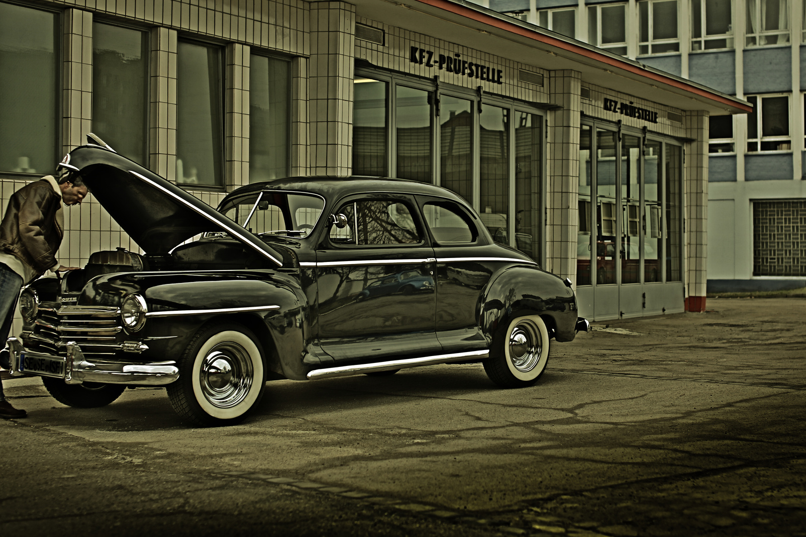 Oldtimer Tankstelle Hamburg