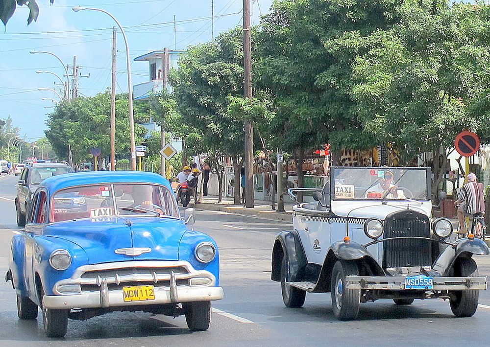 Oldtimer-Taxis