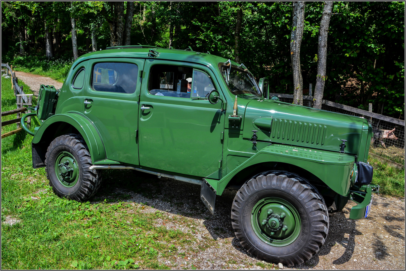 Oldtimer-Treffen auf der Schlossbergalm in Eisenberg /Ostallgäu (06) am 14.06.2015