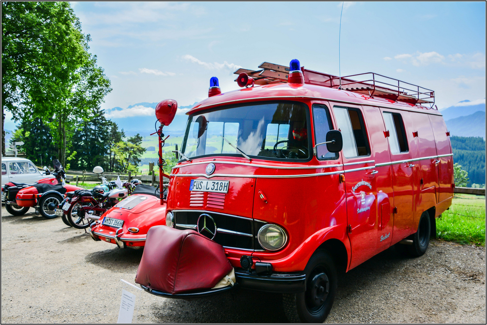 Oldtimer-Treffen auf der Schlossbergalm in Eisenberg /Ostallgäu (07) am 14.06.2015